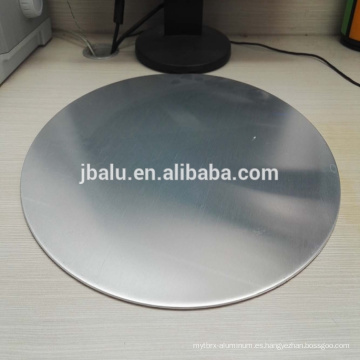 Aleación 1050 3003 discos de aluminio / placa de hoja circular para utensilios de cocina antideslizante
